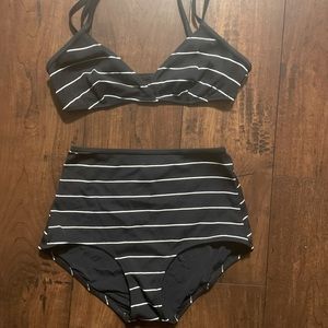 Solid & Striped The Brigitte high rise bikini